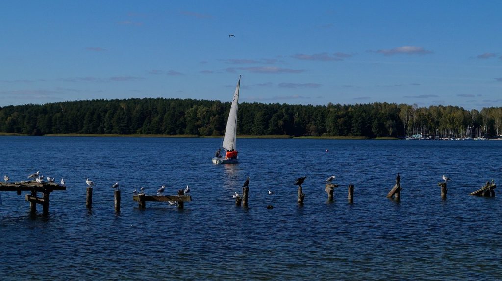 Ukiel Lake (Krzywe) in Olsztyn